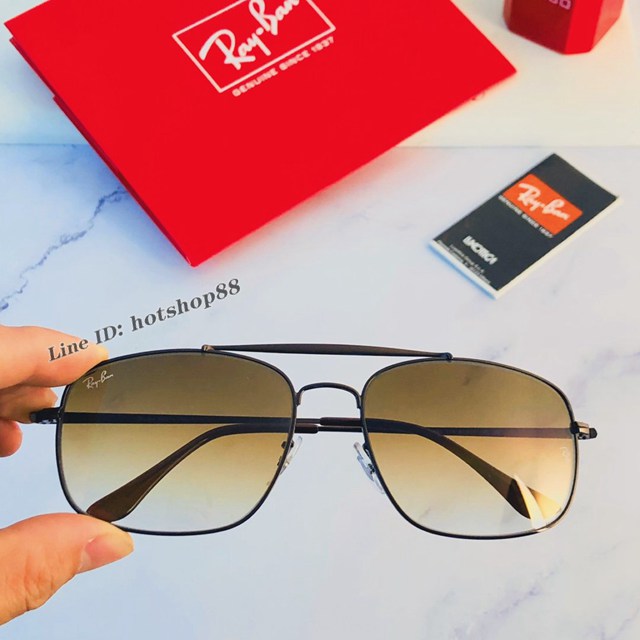 RayBan男士太陽眼鏡雷朋上校款金屬方框前衛潮流男士墨鏡0RB3560 mmyj3560